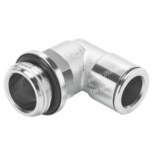 Componente de Conexión Neumática Industrial Tipo T de Empuje Rápido FESTO 558837 NPQM-T-G18-Q6-P10 NPQM-T-G18-Q4-P10 - Product Image 1