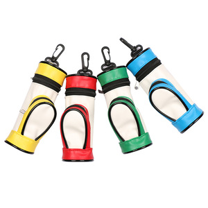 Factory Direct Wholesale Colorful Neoprene Lightweight Portable <b>Golf</b> Ball Tee Pouch Set with Carabiner Clip <b>Golf</b> Accessories Bag - Product Image 5