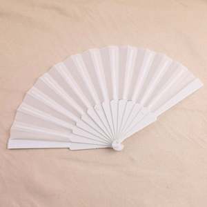 Ventilador Plegable Clásico de Plástico Sólido de 13 Pulgadas al por Mayor para Verano, Baile, Manualidades, para Damas, Graduación, Navidad, Pascua - Product Image 4