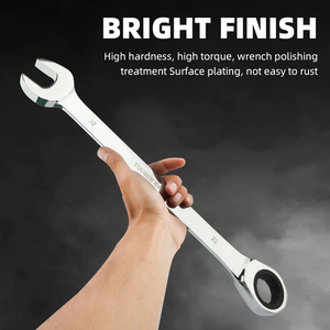 Wholesale 72-tooth Multi-Function Fast Ratchet <strong>Spanner</strong> Cylinder Wrench <strong>Double</strong>-Purpose Manual Open <strong>End</strong> Auto Repair OEM - Product Image 4