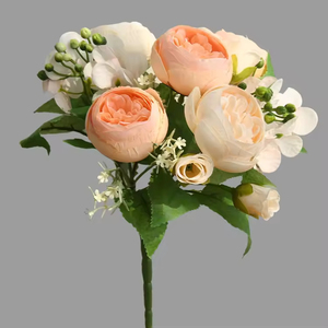 Various Colors Floral Arrangement Faux Silk Wholesale Rose <b>Artificial</b> <b>Flowers</b> for Decoration Wedding <b>Artificial</b> - Product Image 3