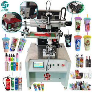 Machine automatique de sérigraphie une couleur à bas prix Imprimante automatique de bouteilles rondes 3 trois 6 couleurs - Product Image 1