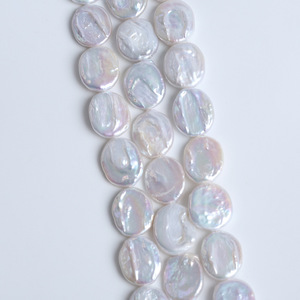 Perla Barroca Natural de Agua Dulce, 14*19mm, Ovalada, Tipo Botón, para DIY, Material de Joyería, en Stock, Perla de Agua Dulce Colorida - Product Image 1