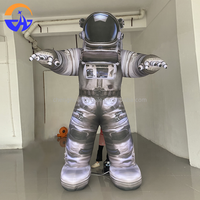 Modèle géant gonflable d'astronaute avec souffleur, personnage de dessin animé Spaceman pour festival de musique, publicité, décoration gonflable, accessoire