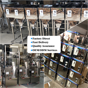เครื่องบรรจุซองแบบกึ่งอัตโนมัติสำหรับอาหาร เครื่องดื่ม ผง เม็ดกาแฟ เครื่องเทศ แป้ง ข้าว ขนาด 50-5000 กรัม พร้อมระบบชั่งน้ำหนัก - Product Image 6