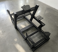 Support de simulateur de course DIY 4080 Compete Sim Racing Rig avec support de siège et support de levier de vitesses compatible avec Playseat Next Level Racing