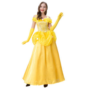 Disfraz de Princesa <span class=keywords><strong>Bella</strong></span> para Adultos, Disfraz de Halloween, Película <span class=keywords><strong>La</strong></span> <span class=keywords><strong>Bella</strong></span> <span class=keywords><strong>y</strong></span> <span class=keywords><strong>la</strong></span> <span class=keywords><strong>Bestia</strong></span> - Product Image 4