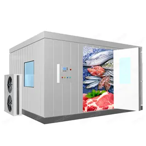 Hot Sale Customized Cold Storage Room Minus 18 Degree Walk In Freezer 10*5*3M 3PH 380V 50HZ For Meat