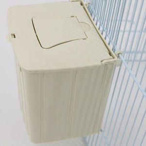 Gabbia per Uccelli <span class=keywords><strong>di</strong></span> Alta Qualità, Casetta per Uccelli Bianca, Scatola per Riposo e Riproduzione <span class=keywords><strong>di</strong></span> Pappagalli e Piccioni, Nido Durevole in Plastica per l'Allevamento <span class=keywords><strong>di</strong></span> Uccelli Domestici - Product Image 3