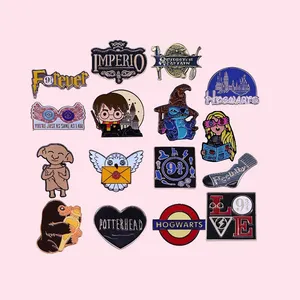 Magic School Animal Fowl Anstecknadel Rucksack Jeans Emaille Nette Anstecknadel Brosche Hut Frauen Schmuck Geschenk Cartoon Abzeichen Harry Pin Potter