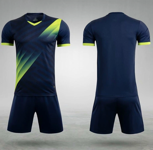Wholesale High Quality Football Jersey Soccer Uniforms Custom Logo Numbers <b>Heat</b>-Transfer Printed Breathable Quick Dry Short - Product Image 5