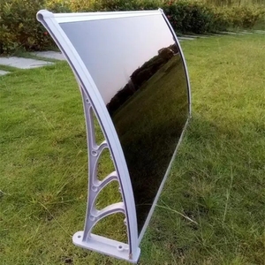 Polycarbonate solid/hollow sheet <strong>window</strong> awnings/outdoor canopy <strong>plastic</strong>/aluminium brackets - Product Image 1