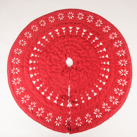 Tricot de câble vintage OEM de haute qualité, pièces, accessoires décoratifs pour arbre de noël, décoration de maison