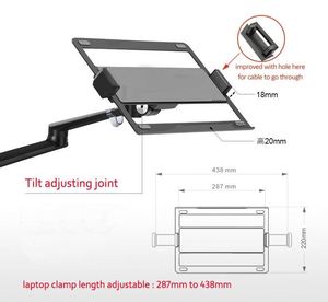 Adjustable Triple Monitor Arm for Three LCD/LED Monitors 360 Degree Rotation & 180 Degree Swivel New <b>Desk</b> Stand Mount Bracket - Product Image 4