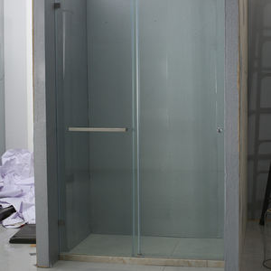 Customized Walk in vetro con porta doccia maniglia stalla custodia <span class=keywords><strong>bagno</strong></span> porte scorrevoli rettangolari interne - Product Image 4