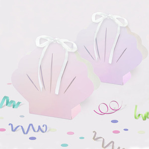 Xieli Vietnam guscio sirena trattare scatole per feste bomboniere sacchetti regalo per bambini a tema sirena - Product Image 5