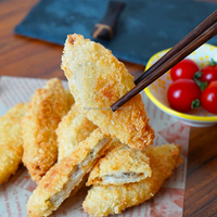 Snacks de Mariscos Fritos Crujientes: Pescado Empanizado Congelado, Surimi de Cangrejo, Tempura de Camarones, Mariscos Empanizados Listos para Freír