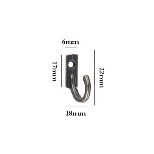 Vintage Kitchen Living Room Metal Zinc Alloyed Bronze Wall Mounted Multifunctional <strong>Single</strong> <strong>Coat</strong> <strong>Hook</strong> for Clothing Cups Keys - Product Image 1