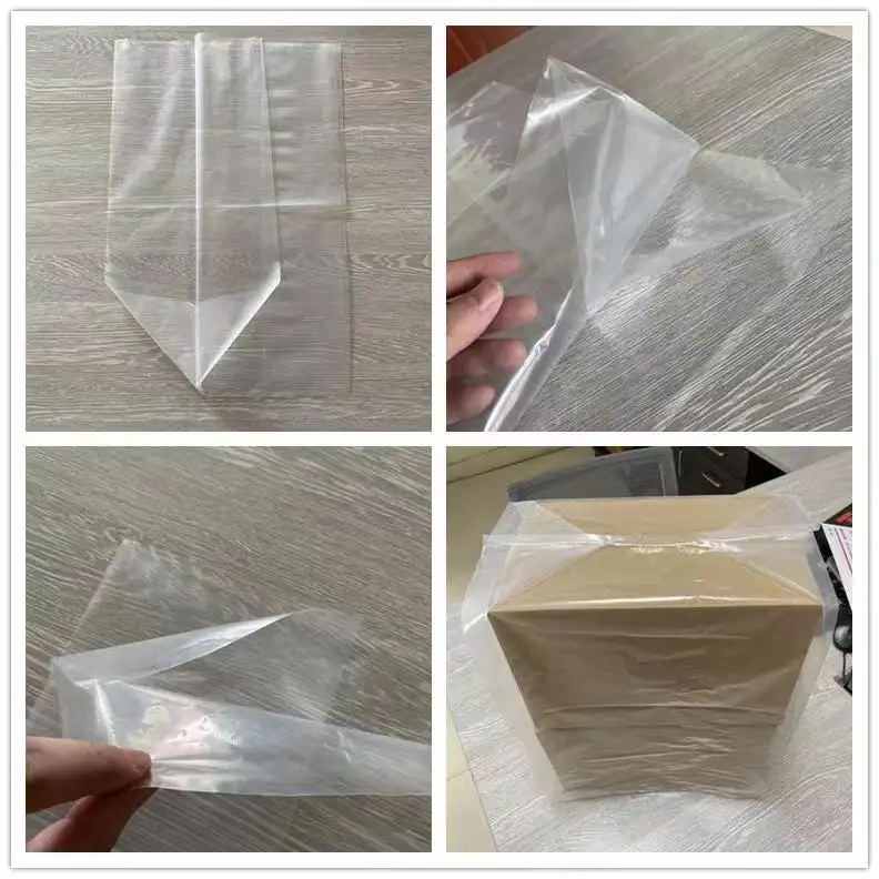 Factory wholesale custom transparent plastic bag customizable color LOGO size food plastic packaging bag