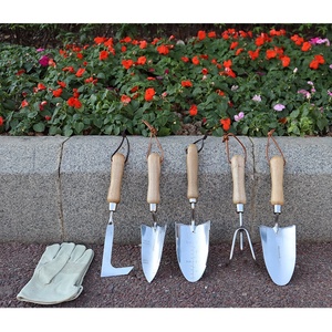 Set di attrezzi da giardino in acciaio inossidabile strumenti per <span class=keywords><strong>zappa</strong></span> da giardino 3 pezzi Kit per cazzuola - Product Image 5
