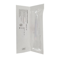 Marqueur médical jetable violet pour microblading avec encre effaçable à sec et à l'eau, pointes de 0,5 mm/1 mm, certifié ISO9001