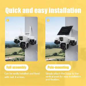 <span class=keywords><strong>Caméra</strong></span> solaire Ptz à 3 objectifs Wifi 12Mp Ultra Hd 4G <span class=keywords><strong>Caméra</strong></span> <span class=keywords><strong>de</strong></span> sécurité Aov Solar Ptz <span class=keywords><strong>Caméra</strong></span> <span class=keywords><strong>de</strong></span> <span class=keywords><strong>surveillance</strong></span> CCTV Wifi <span class=keywords><strong>avec</strong></span> panneau solaire - Product Image 4