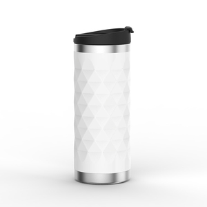 Tazza Termica in Acciaio Inox a Forma di Diamante Colorata per Ufficio e Viaggio Tazza da Caffè con Logo Personalizzato Coperchio Antigoccia - Product Image 3