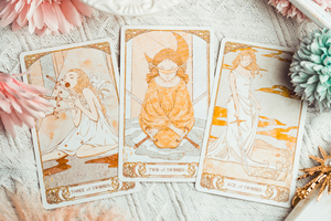 ไพ่ทาโรต์มอราเวีย ศิลปะมูชา สไตล์ไบแซนไทน์ ขอบเคลือบทองโฮโลแกรม - Product Image 4