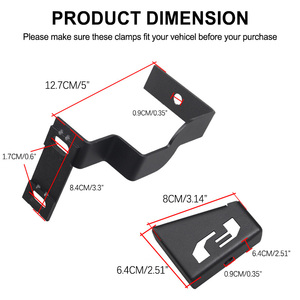 Tại Chỗ Bán Buôn Cowl Ánh Sáng Chân Đế Một Trụ Cột LED Vỏ Lái Xe Ánh Sáng Núi Khung Xe Mui Xe Khung Giá Cho Toyota Fj Cruiser - Product Image 2