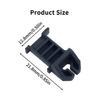 Untuk Bambu Lab A1/a1 Mini Hotend Silicone Insulation Pad Aksesoris Printer 3D (Lima Buah)
