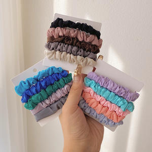 Fascia per capelli in seta plissettata per capelli per bambini e donne spedizione gratuita - Product Image 4