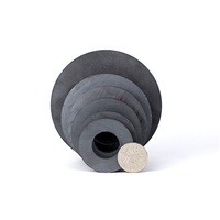 Y35 anneau de barre magnétique en ferrite, bloc de disque magnétique en arc pour haut-parleur plus fort aimant en céramique c8