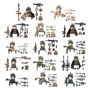 WM6147 WM6168 SSO Delta Special Air Service KSK Forces Alpha Snow Leopard <span class=keywords><strong>Commando</strong></span> Navy Seals Engineer Mini Building Blocks Toys - Product Image 2