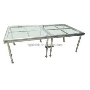 Plate-forme d'étape en aluminium de concert extérieur d'usine avec la conception portative d'étape d'événement de quatre jambes télescopiques pour des sports et le divertissement - Product Image 3