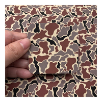 Patch en similicuir PU imperméable motif camouflage laser pour sacs, artisanat, vêtements, articles décoratifs de golf, gravure sur parapluie