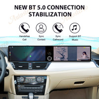 Autoradio Android à double écran de 25 pouces avec écran Carplay pour BMW Série X1 E84 2009-2015 Lecteur multimédia GPS Navigation Unité principale