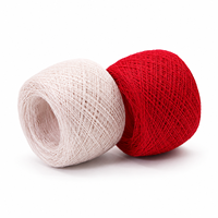 Fil à tricoter doux anti-boulochage en lin fin coréen 45NM/2, mélange 5% laine mérinos, pour pulls, échantillons gratuits