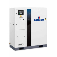 Compresor de Aire de Tipo Scroll Silencioso Sin Aceite de Alta Calidad de 11KW 8bar 10bar con Secador de Canister