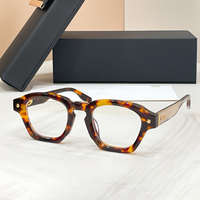Monturas Ópticas Unisex de Acetato Ecológico de Diseño, Material Premium, Último Diseño de Lujo con Degradado, Protección Ocular de Marco Completo