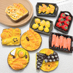 Accessori in Resina per Fai-da-Te: Giocattoli Alimentari Simulati di Grandi <span class=keywords><strong>Dimensioni</strong></span>, Pane e Verdure per Negozi di Convenienza - Product Image 1