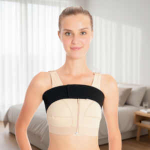Bande de compression mammaire post-chirurgie de haute qualité, soutien médical, ajustement confortable, matériau durable, emballage en vrac - Product Image 2