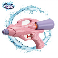 Pistolet à eau magique en plastique grande capacité pour enfants, avec bouteille détachable, idéal pour la piscine, la plage et les jeux en extérieur