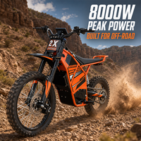 Prêt à être expédié, moto électrique SLMD-2X, expédition rapide, moteur 8000W, assistance après-vente mondiale et authenticité garantie