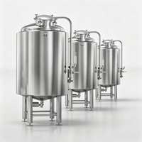 Fermenteur à kombucha 800L à double enveloppe en acier inoxydable SUS304, fond conique, cuve de fermentation à température contrôlée