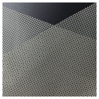 Tissu en maille tricotée 100 % polyester 65 g/m² respirant et confortable à motif losanges teint en fil, certifié Intertek