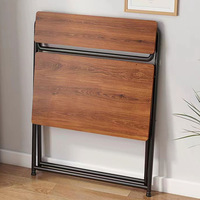Petite table d'étude de bureau d'ordinateur pliable conçu moderne pour le dortoir d'école à la maison d'étudiant