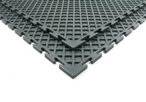 Dalles de <span class=keywords><strong>sol</strong></span> en PVC imperméables 500x500mm 7mm d'épaisseur, écologiques, antidérapantes, à emboîtement, pour garage, nettoyage de voiture - Product Image 3