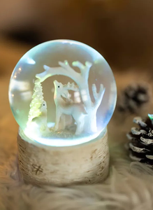 Globo <span class=keywords><strong>de</strong></span> Nieve Navideño con Reno, Decoración Profesional Personalizada <span class=keywords><strong>de</strong></span> Resina Transparente para <span class=keywords><strong>el</strong></span> Hogar, con Luces LED y Música - Product Image 5