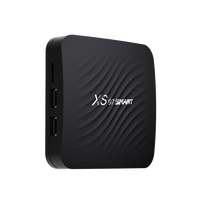 Boîtier TV intelligent XS97 Android 11 4K HDR Octa Core Amlogic S905X3 Wi-Fi 6 Google Play Store