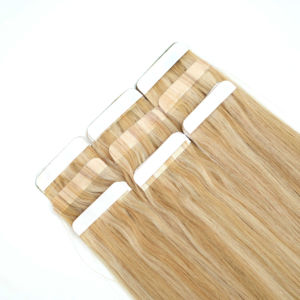 Extensiones de Cabello Humano Remy Europeo con Cinta Adhesiva, Doble Trama, Grado 9A-12A, Ondulado y Liso, Sin Procesamiento Químico, Todos los Colores - Product Image 2